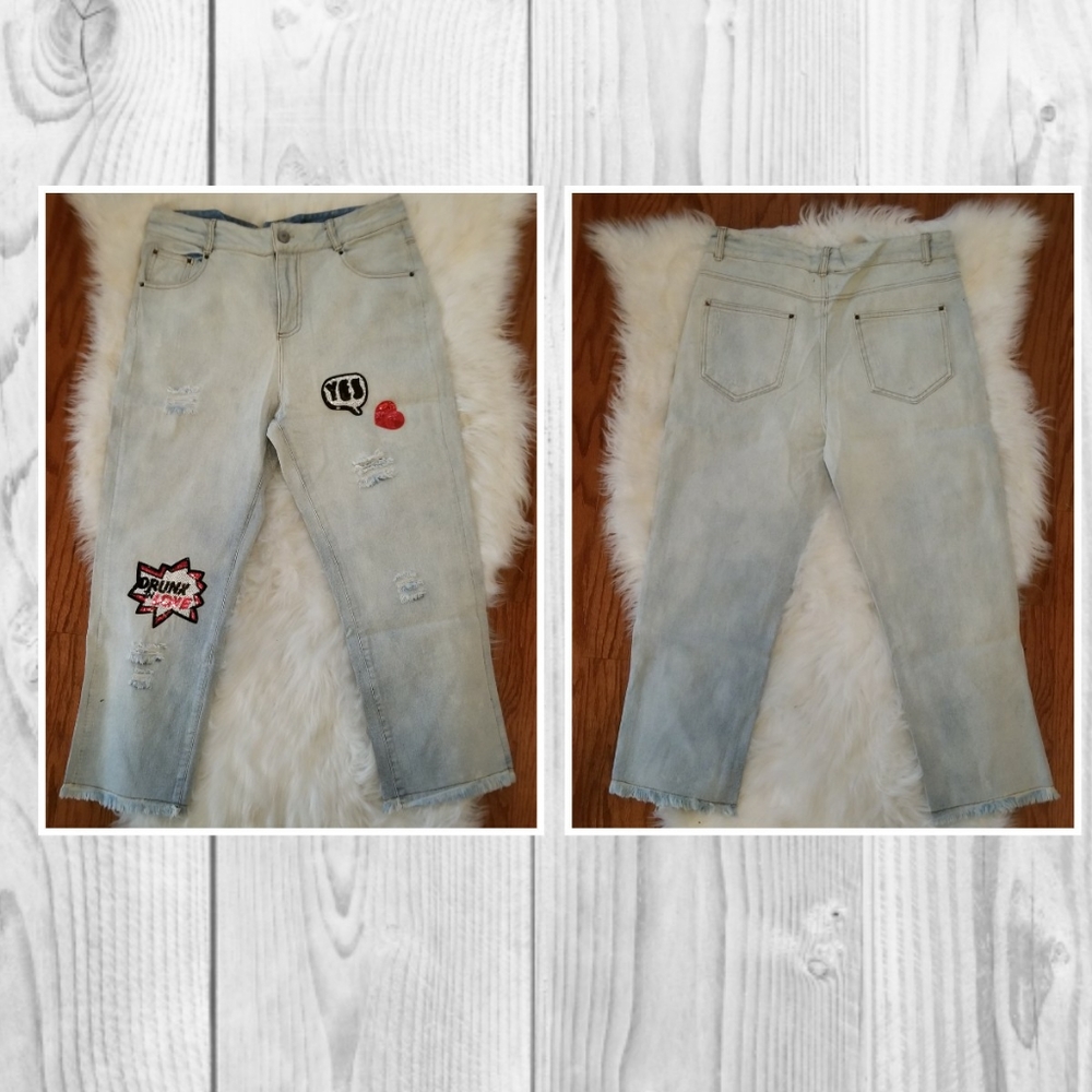 POL CROP NOVELTY JEANS - Picture 12 of 16